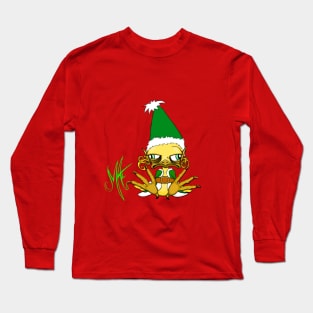 Grumpy Chicken Elf Long Sleeve T-Shirt